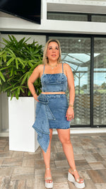 Load image into Gallery viewer, Rose Denim Set
