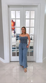 Load image into Gallery viewer, Vero Denim Jumpsuit
