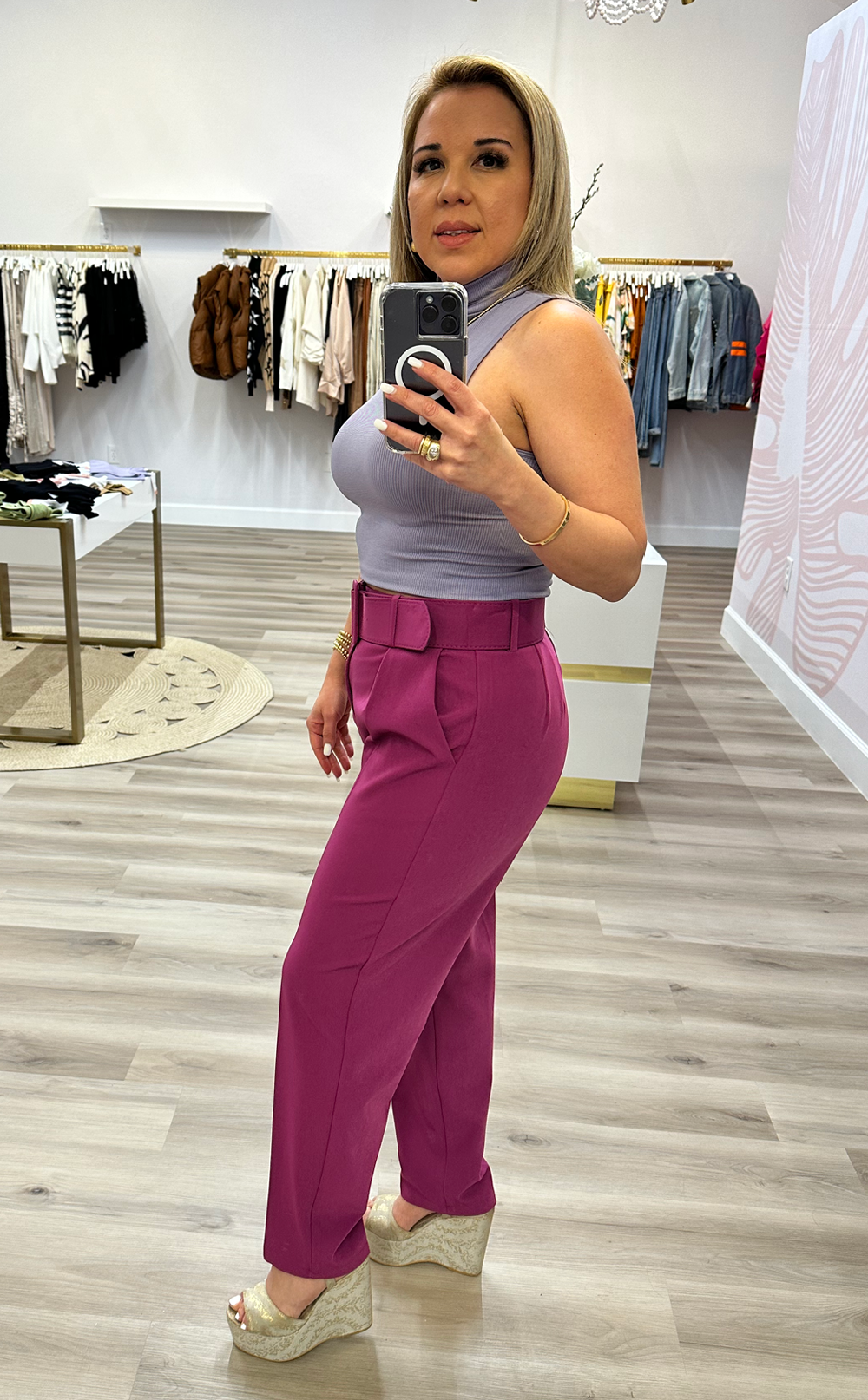 Isabella High-Waist Pants