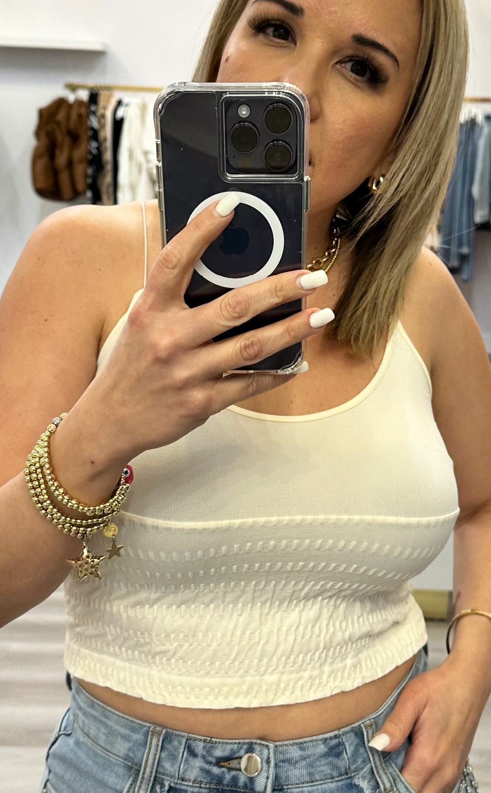 Scrunchy Tank Top