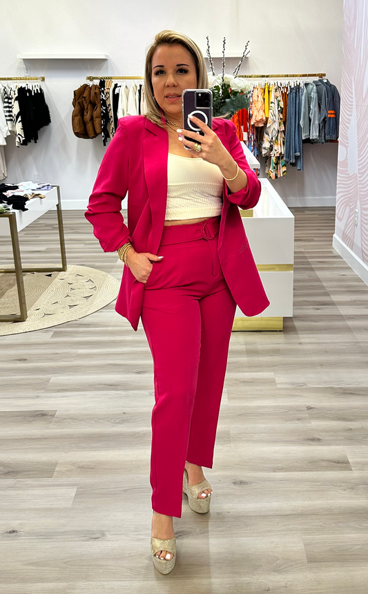Lilly Ruched Sleeve Blazer